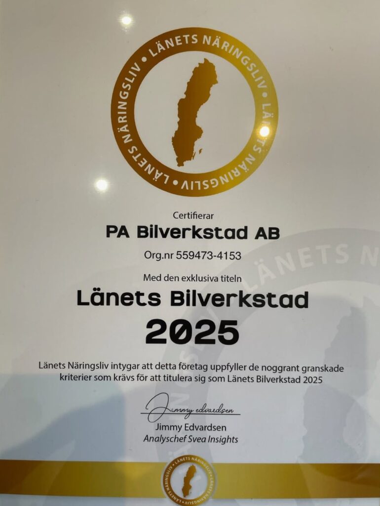 p.a bilverkstad